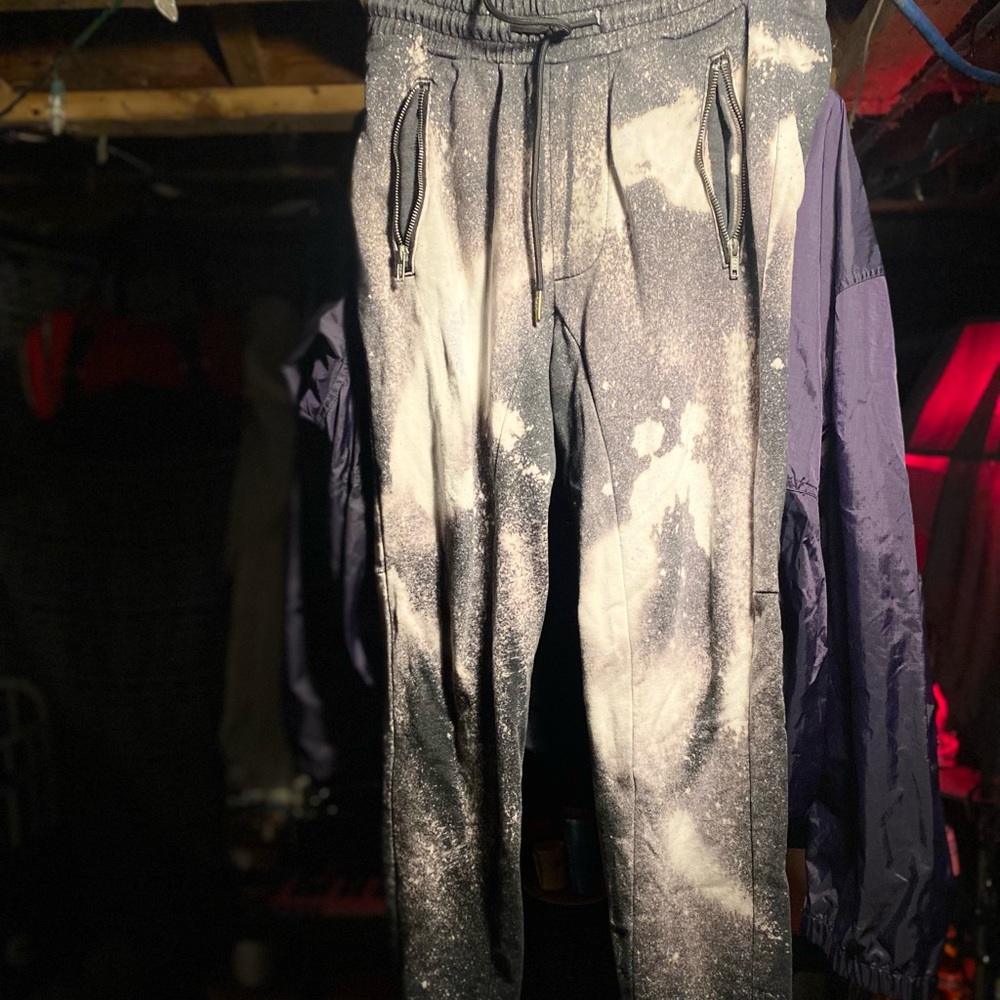 Custom No Boundaries Joggers Bleach